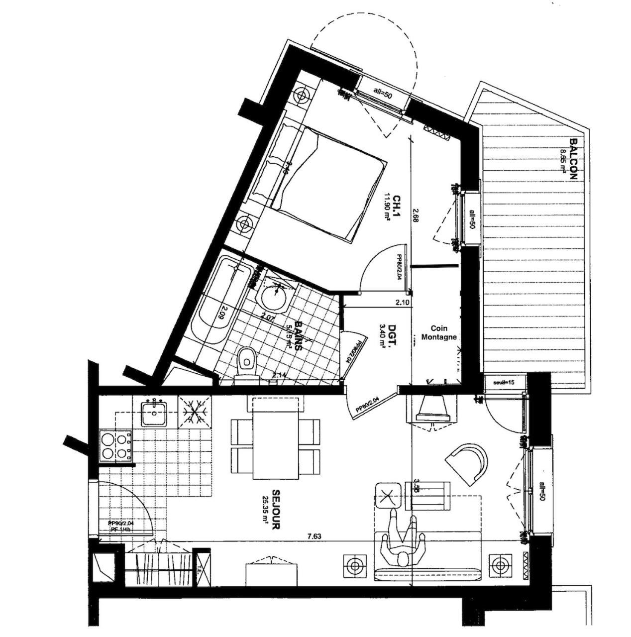 Arc 1950 - Appartement 2 Chambres - Ski-In & Out - Grande Terrasse Ensoleillee Les Arcs  Eksteriør bilde